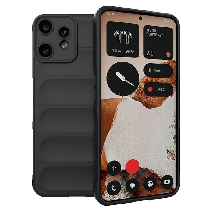 Калъф за телефон Techsuit Magic Shield за Nothing CMF Phone 2 Pro, черен