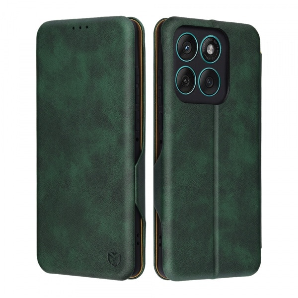 Husa pentru Motorola Edge 60 Fusion / Edge 60, Techsuit, Safe Wallet Plus, Verde