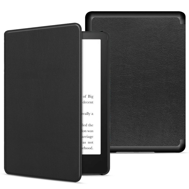 Husa pentru Kindle Paperwhite 6 (2024) / Colorsoft / SignatureA Edition - Techsuit SmartCover - Black