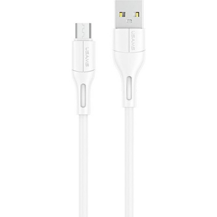 Usams U68 2A 1m fehér microUSB adatkábel