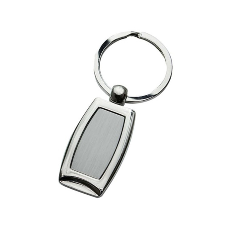 AMOS univerzális kulcstartó, krómozott, 4,2x2,5cm, szett