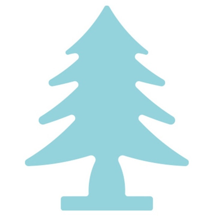 Perforator decorativ, 3,8cm, motiv "Choinka", set, dp Craft