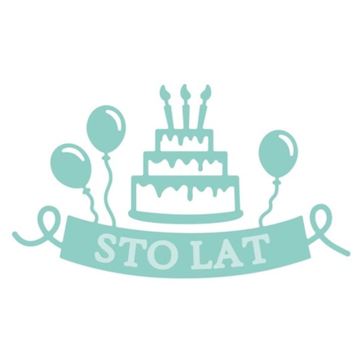 Set de matrite taiere dp Craft, mesaj in poloneza, 2 piese, 10x4,6cm si 3,5x4,3cm, pentru cardmaking si scrapbooking