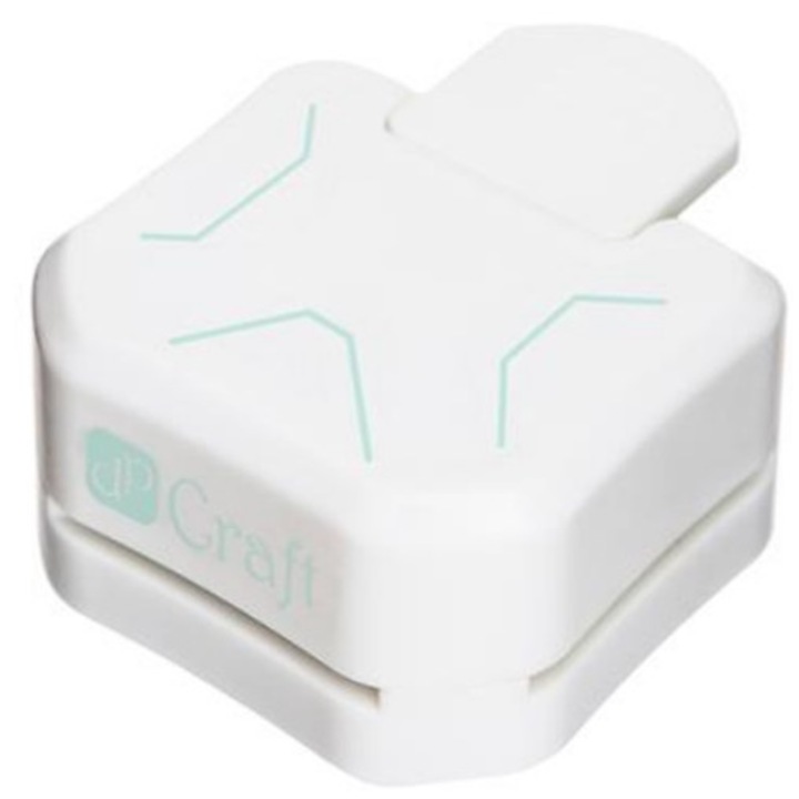 Perforator colturi 3 in 1 dp Craft, 3 modele, pentru cardmaking, scrapbooking, multicolor