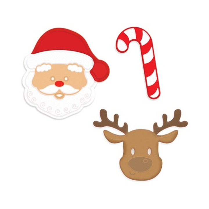 Set 2 decupatoare dp Craft, modele Craciun, 9.3x3.3cm si 9x2.9cm, otel carbon