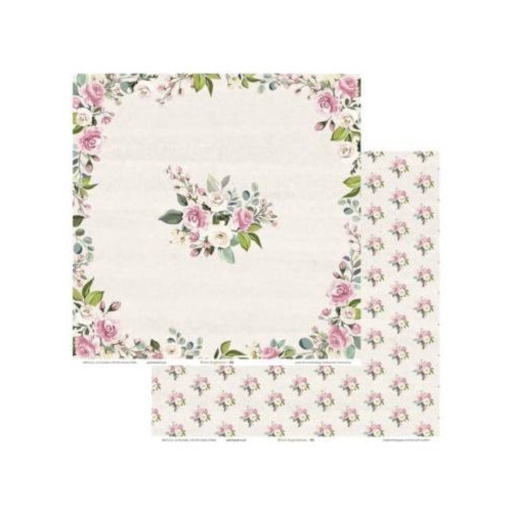 Hartie scrapbooking 305x305mm 5 foi dublu fata 200g