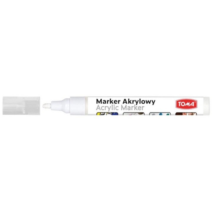 MARKER ACRILIC TO-402 TOMA ALB