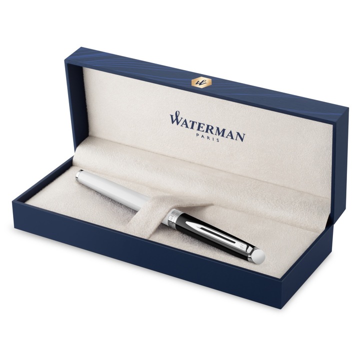 WATERMAN M Hemisphere Fehér-fekete lakk CT töltőtoll 2202844
