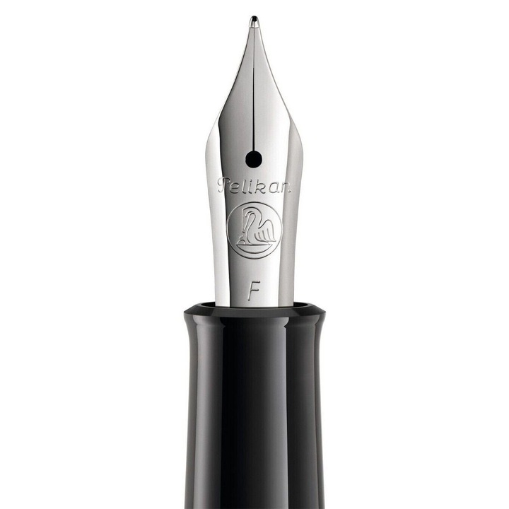 Penita Pelikan EF pentru stilou M215/M205, placata cu aur, otel inoxidabil, noua