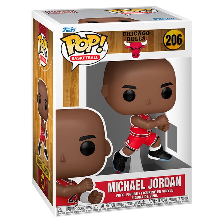 Funko POP NBA: Bulls - Michael Jordan('89) The Shot figura #206