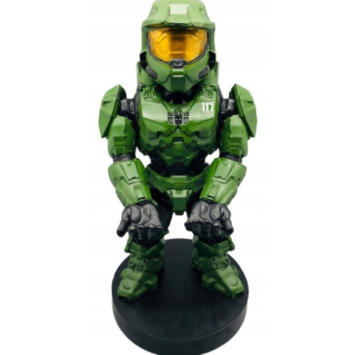 Suport telefon, Master Chief, 21 cm, figurina, multicolor, plastic, pentru baieti, accesorii