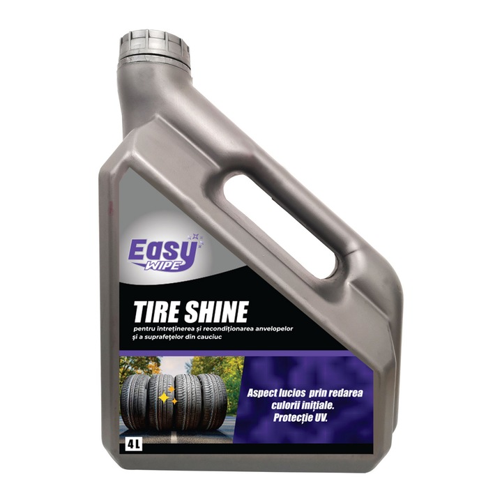 Gumiabroncs-karbantartó és -felújító oldat, Easy Wipe Tire Shine, 4L