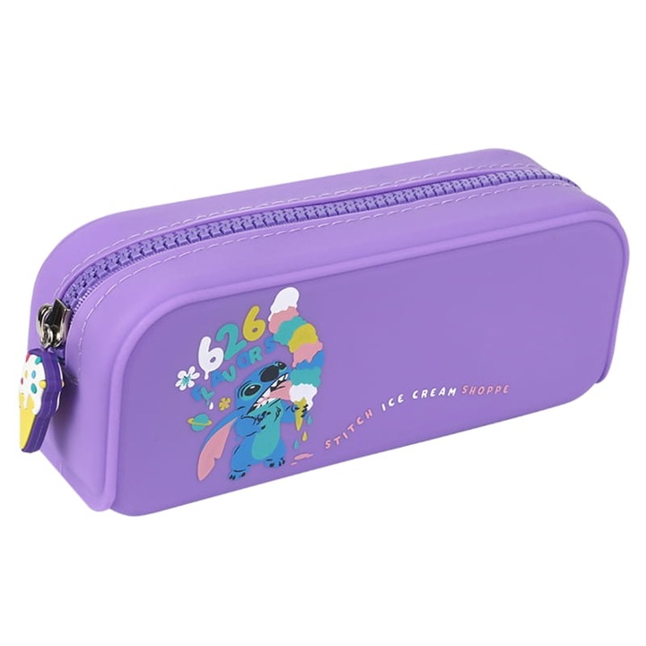 Punga Silicoana, Coolpack, Model Stitch, Material Silicon, Ferma Eleganta, Rezistenta La Daune, Calitate Superioara, Utilizare Sigura, 10.5 x 10 x 10 cm, Violet