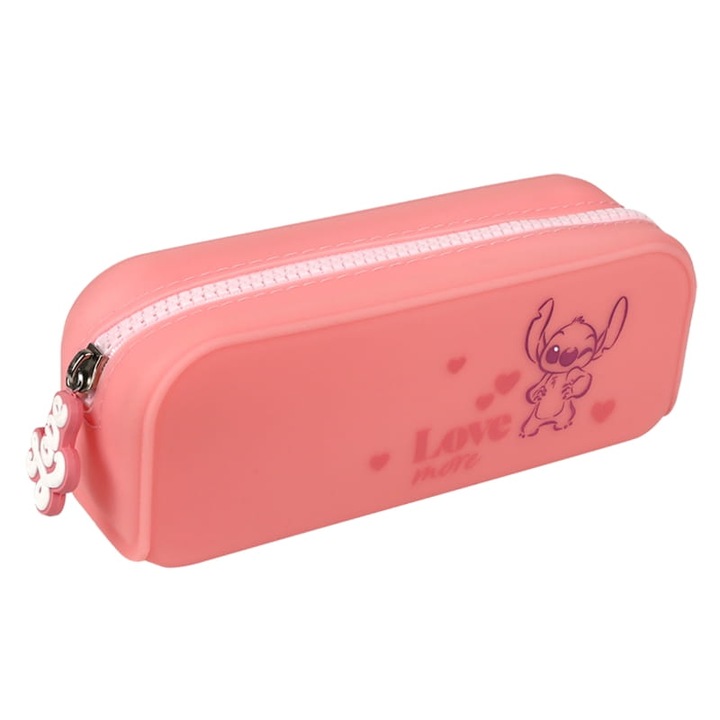 Szilikontáska, hűtőtáska, öltésminta, szilikon anyag, kemény, sérülésálló, kiváló minőség, tartós, biztonságos használat, 10,5 x 10 x 10 cm, rózsaszín