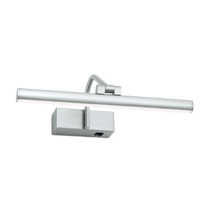 LED PORTRAIT képlámpa, forgatható, 30cm LED6W/380lm/3000K acél szatén króm IP20 ORION