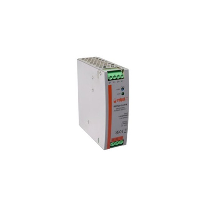 Relpol impulzus tápegységek, 120W, 24V DC, 5A, 40mm