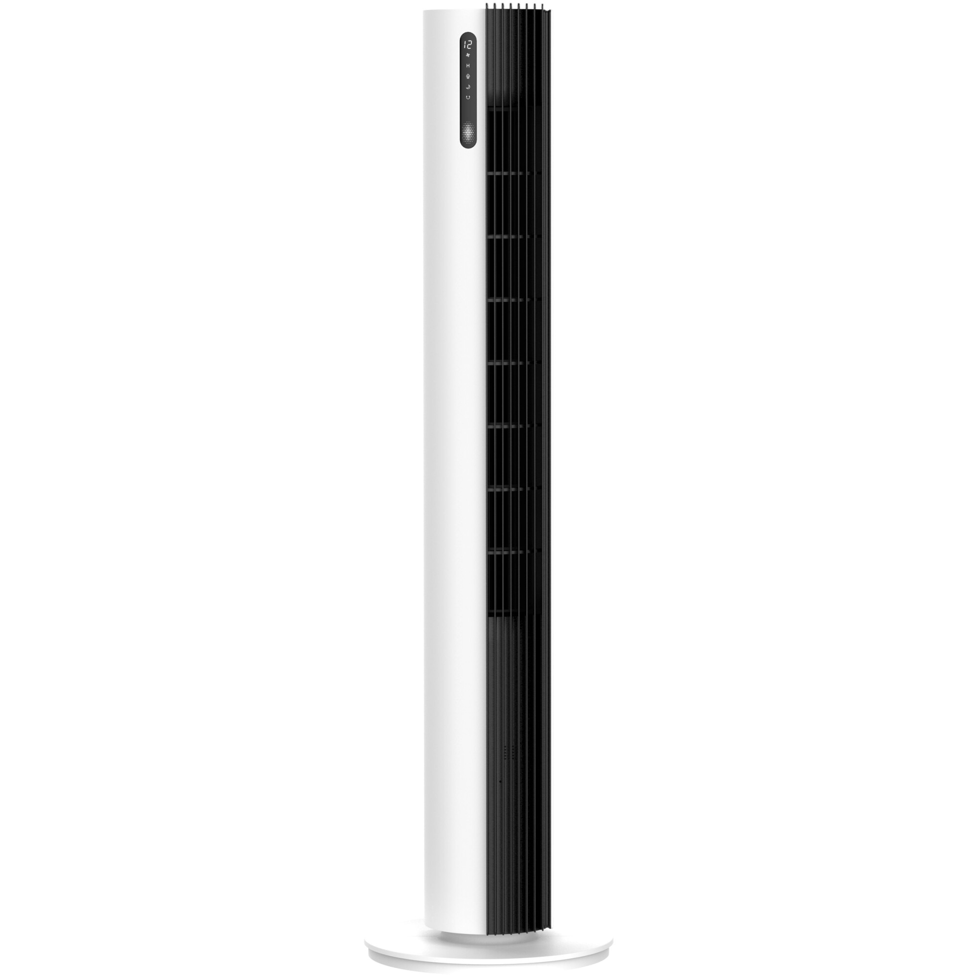 Ventilator turn Heinner HTF-LDC30WH, 30 W, 12 trepte de viteza, H 110 cm, functie sterilizare, control tactil, functie oscilare, alb