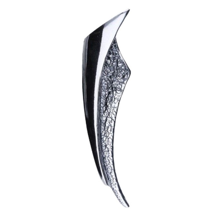 Pandantiv elegant din argint oxidat cu funda mare pentru lant 925