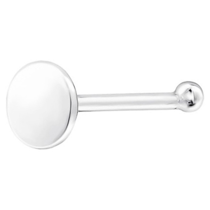 Inel nazal din argint, Siju, 2.2 mm, Rotund