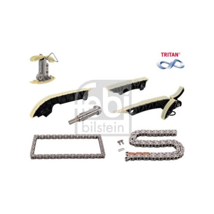 Vezérműlánc készlet FEBI BILSTEIN, 102 szem, G53HS, G68HS, bevonattal