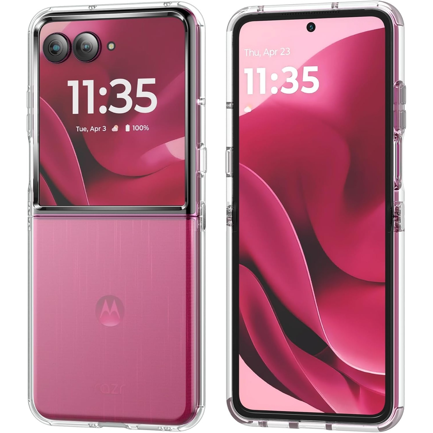 Husa pentru Motorola Razr 60 Ultra Anti-Shock 1.5mm cu protectie lentile Transparent