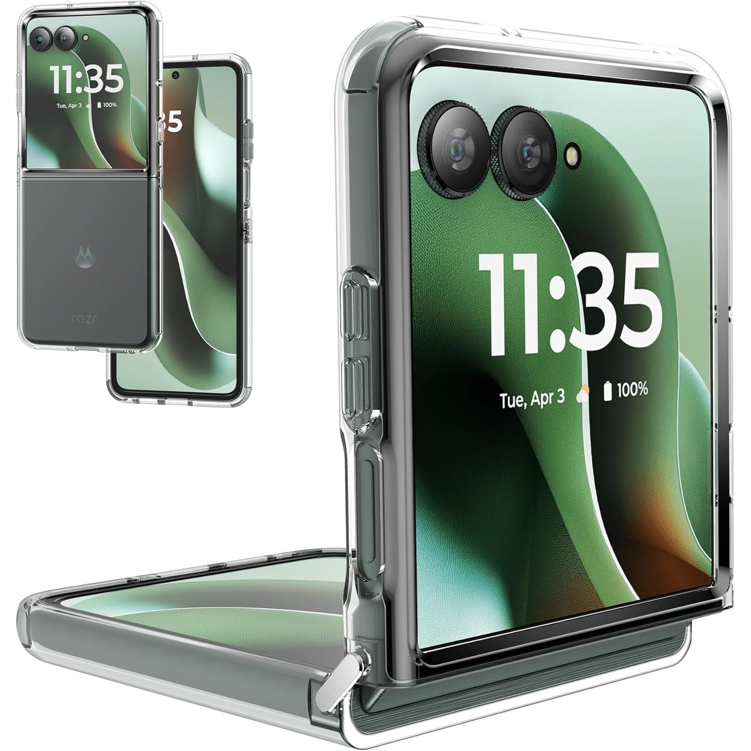 Husa pentru Motorola Razr 60 Ultra Anti-Shock 1.5mm cu protectie lentile Transparent
