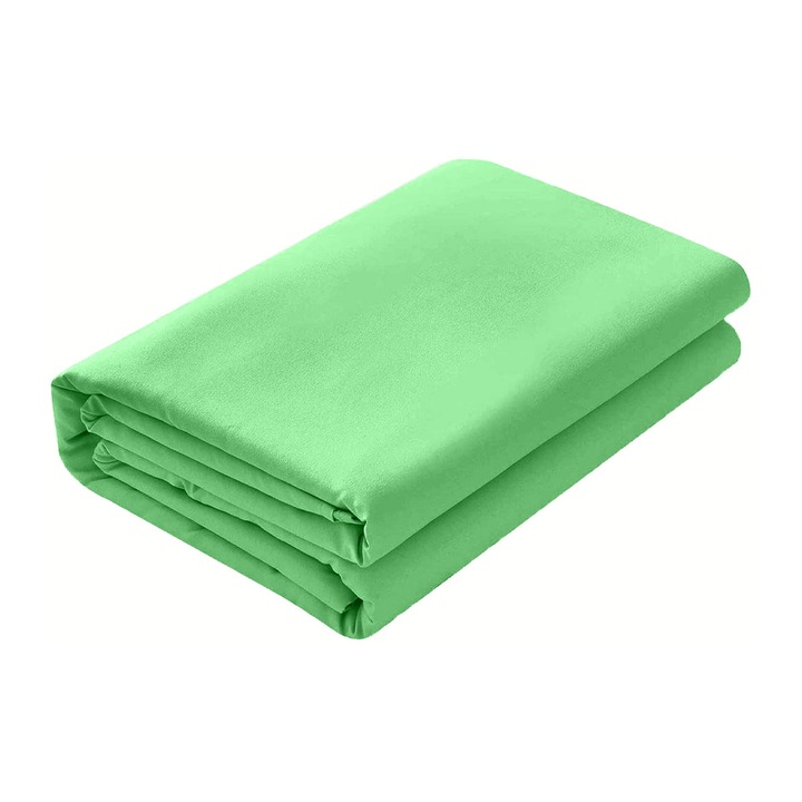100% ranforce pamutból készült ágynemű, 120 g/nm sűrűség, világoszöld, 240/260 cm