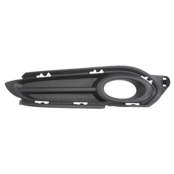 Grilaj ventilatie Blic, 6502-07-2950917P, negru, cu deschidere pentru lumini de ceata, stanga