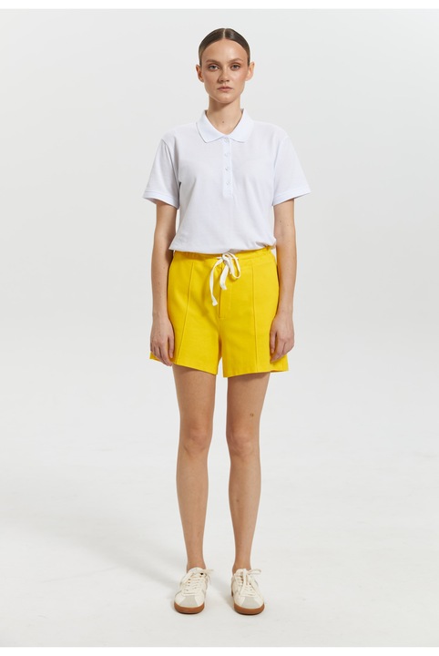 Pantaloni scurți de vară pentru dame, Galben