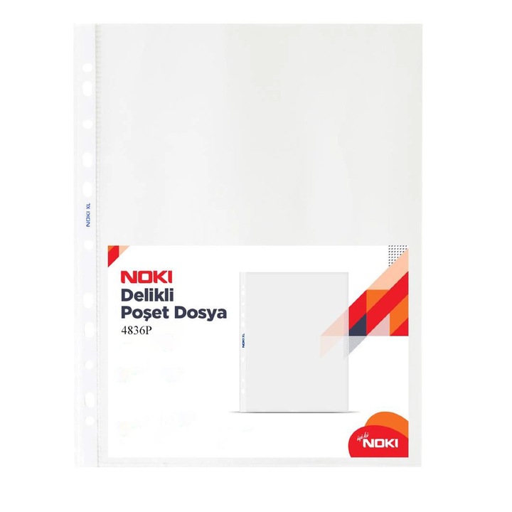 Set 25 folii protectie A3 Portret Noki, deschidere superioara, 40 microni, 320x427mm, textură orange peel