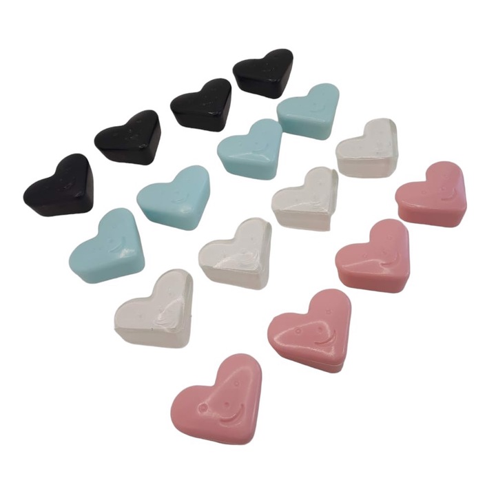 Set 16 bucati protectii colturi, Amazon, PVC, 4.5x2x3.5cm, multicolor