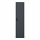Dulap metalic pentru birou JAN NOWAK ALEX, 5 compartimente, otel, antracit, 450x1850x400mm