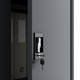 Dulap metalic pentru birou JAN NOWAK ALEX, 5 compartimente, otel, antracit, 450x1850x400mm