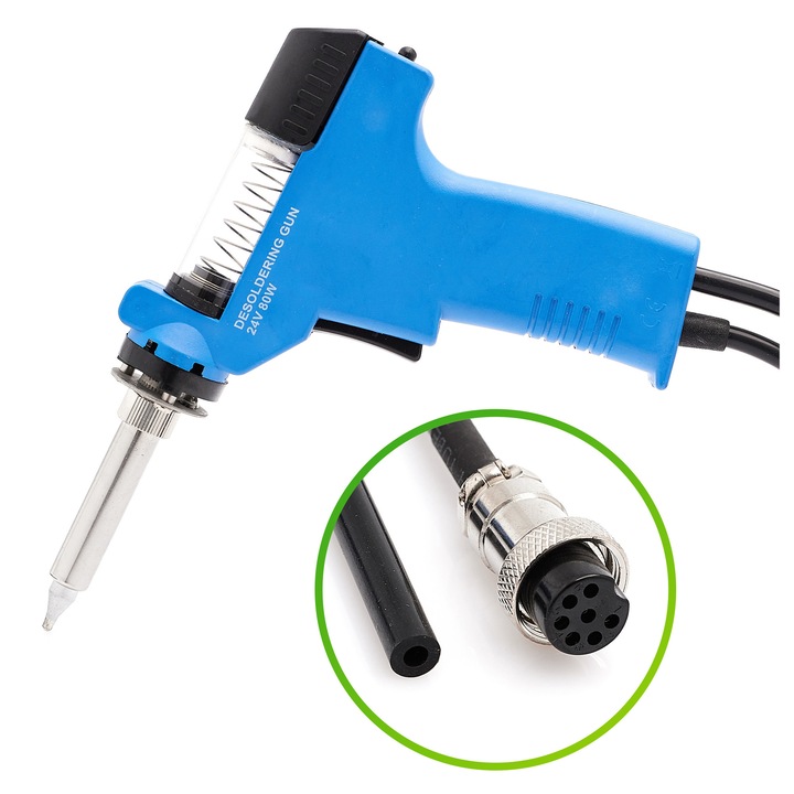 ZD-552B forrasztópáka, ZD-987 ZD-985 kiforrasztó állomáshoz, Techrebal, 80W, 7 pólusú