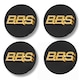 ARRRD® Set 4 Capace Janta BBS 70mm cu Sigla 3D Relief - Montaj Universal pentru Masini Diverse, Compatibil cu Audi, BMW, Mercedes, VW, auriu negru
