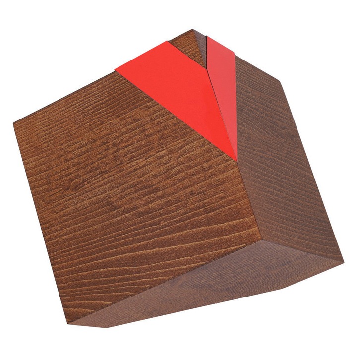 Urna de incinerare din lemn pentru cenusa umana Remember Forever, maro