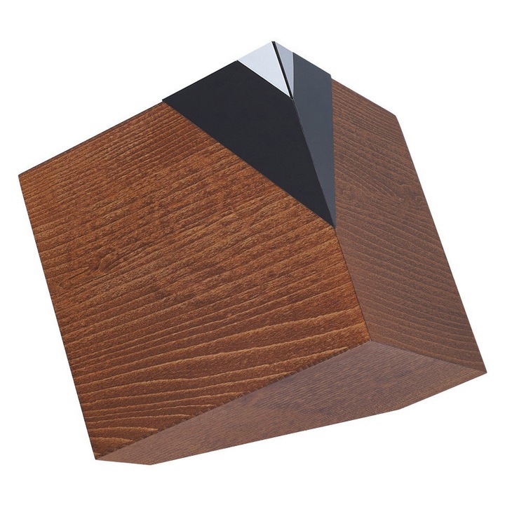 Urna de incinerare moderna din lemn masiv pentru adulti, Remember Forever, maro