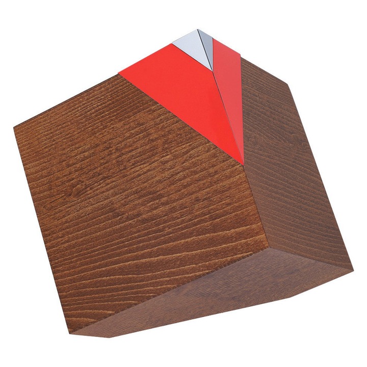 Urna de incinerare din lemn pentru cenusa umana, Remember Forever, maro