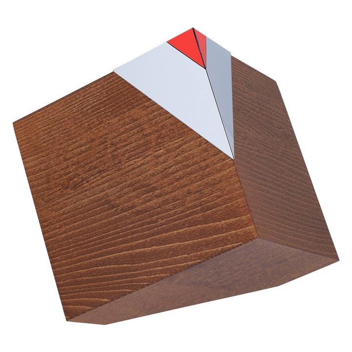 Urna de incinerare din lemn pentru cenusa umana Remember Forever, maro