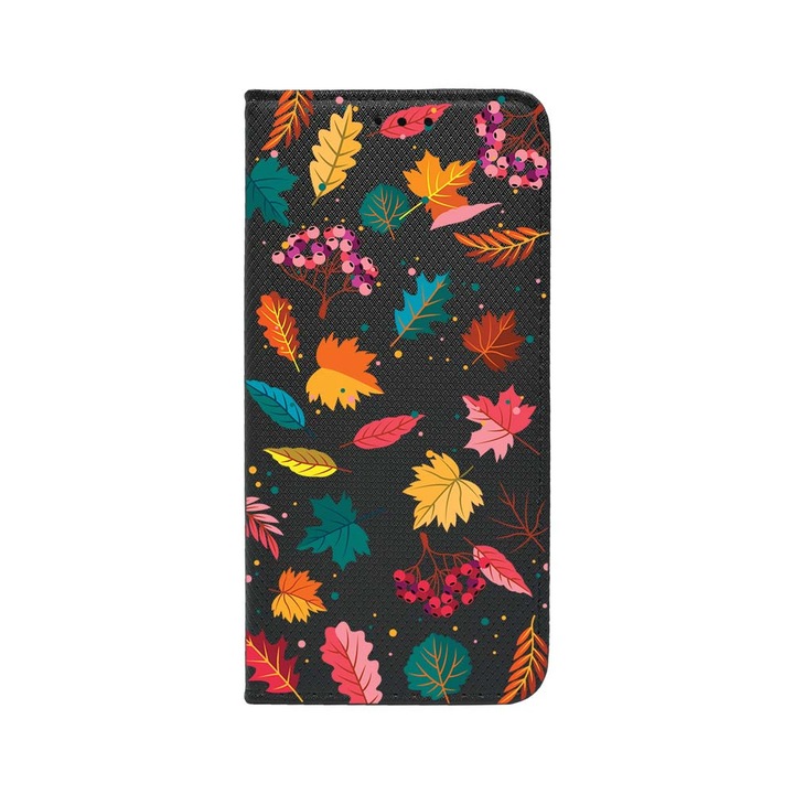 BestCase® Калъф тип книга, съвместим със Samsung Galaxy S25 FE, Есенни цветове - листа, Стойка, Джоб за карта, 2059625 FLB 99