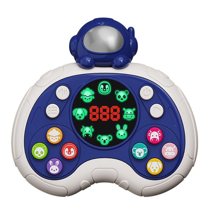 Jucarie Speed Push Puzzle Game Electronica, MorFansi®, 999 de Nivele Diferite, 6 Moduri, Lumini si Sunet, Antistres, Senzoriala, 3 ani+, Astronaut