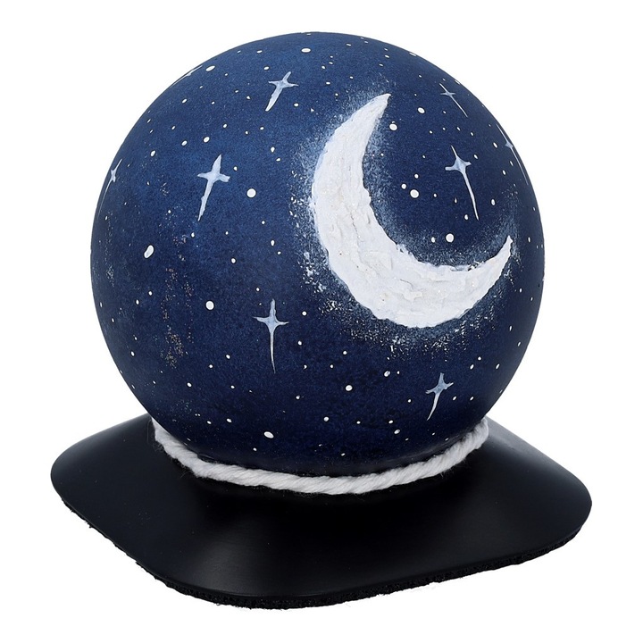 Urna mini pentru proh, Remember Forever, design cu luna si stele, multicolor, 10x10cm