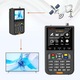 Detector satelit, Rqiurpn, ecran LCD 3.5'', acumulator 4000mAh, functii multiple, suport DVB-S2/S2X, Plastic, Negru