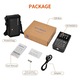 Detector satelit, Rqiurpn, ecran LCD 3.5'', acumulator 4000mAh, functii multiple, suport DVB-S2/S2X, Plastic, Negru