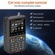 Detector satelit, Rqiurpn, ecran LCD 3.5'', acumulator 4000mAh, functii multiple, suport DVB-S2/S2X, Plastic, Negru