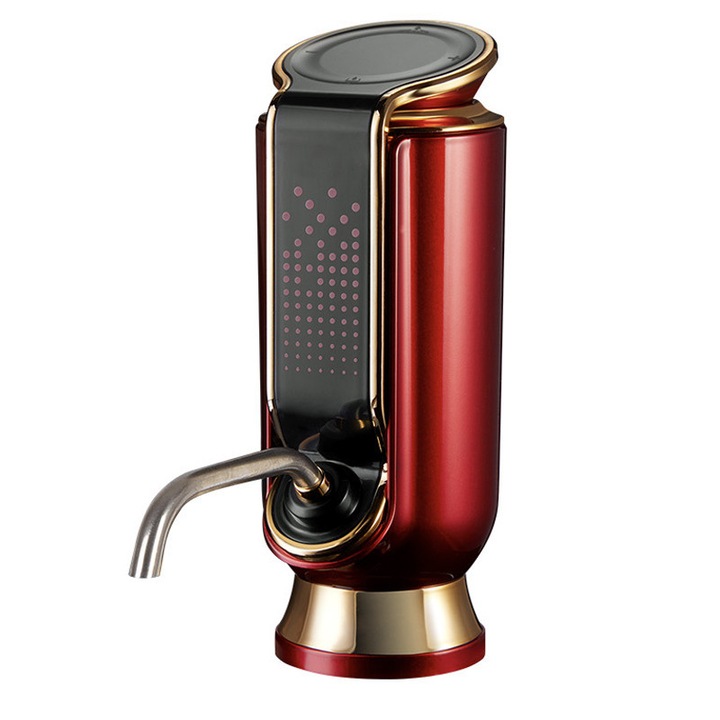 Dozator Electric Premium cu Vacuum pentru Vin, Rqiurpn, Capacitate Debitare 8L, Aerator Integrat, Display Digital Touch, Usor Utilizat, Compact, Incarcare USB, Baterie Reincarcabila 900mAh, Aplicabil la Whisky, Coniac, Portabil, Multicolor