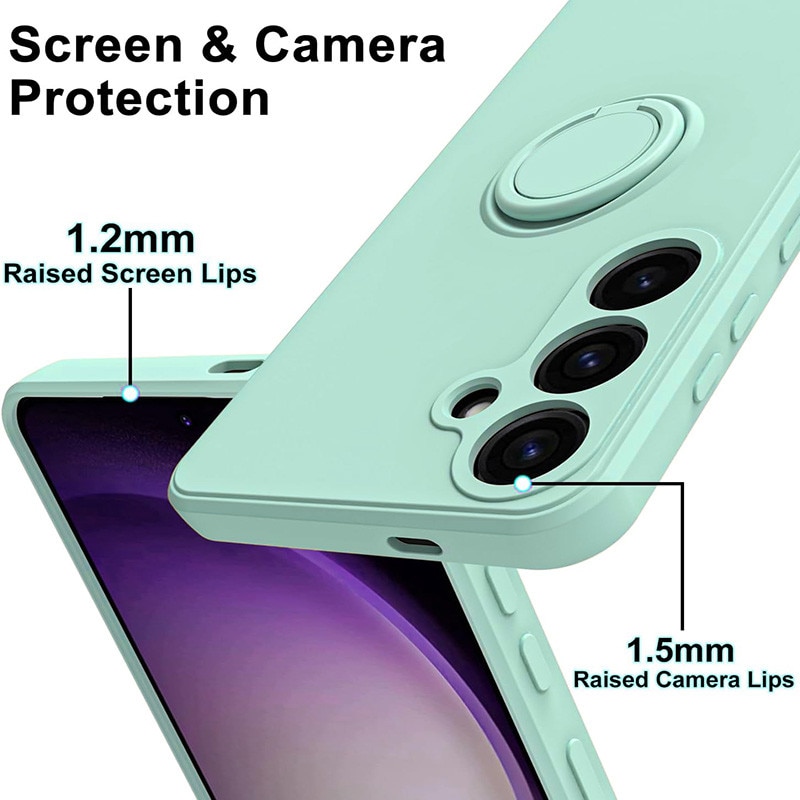 Husa telefon pentru Samsung Galaxy A16, protectie socuri, turcoaz