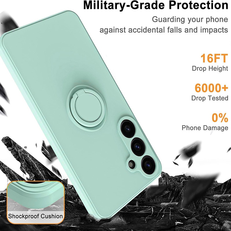 Husa telefon pentru Samsung Galaxy A16, protectie socuri, turcoaz