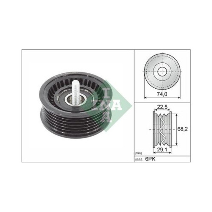 Vezető-/feszítőgörgő, ékszíj Schaeffler INA 532078410