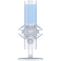 Microfon HyperX QuadCast 2 Frost pentru gaming, streaming si podcasting, USB-C, senzor Tap-to-Mute, indicator LED stare microfon, control on-board, stand antisoc demontabil, iluminare LED, PC/Mac/PS5/PS4, alb